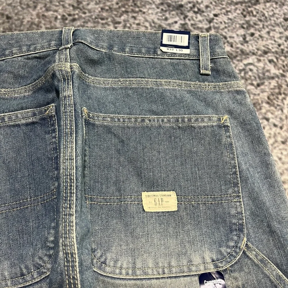 NWT‎ Gap Carpenter Jeans Mens 31x30 Blue Faded Baggy Wide Leg Vintage Y2K